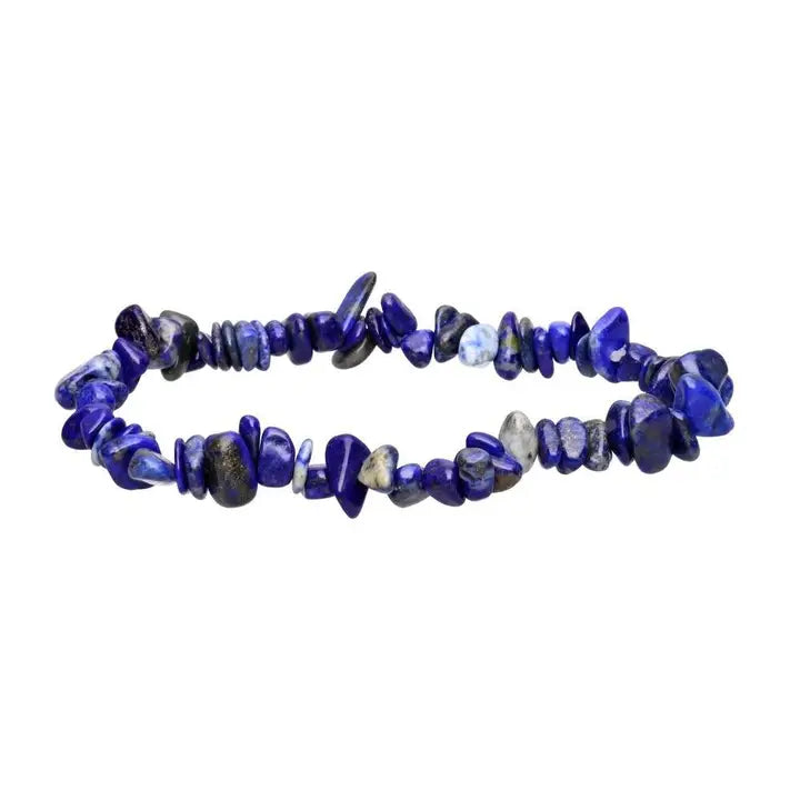 Bracelet en éclats de lapis-lazuli