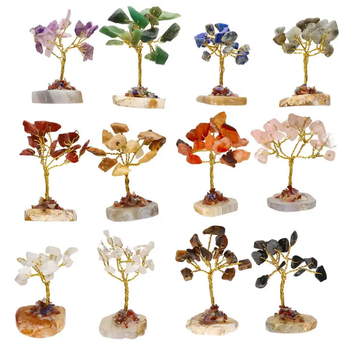 mini-arbre avec base minérale
