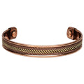 Bracelet croisé en cuivre