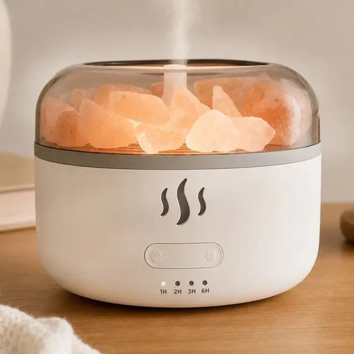 Diffuseur de sel de l'Himalaya fumé - Diffuseur d'arômes